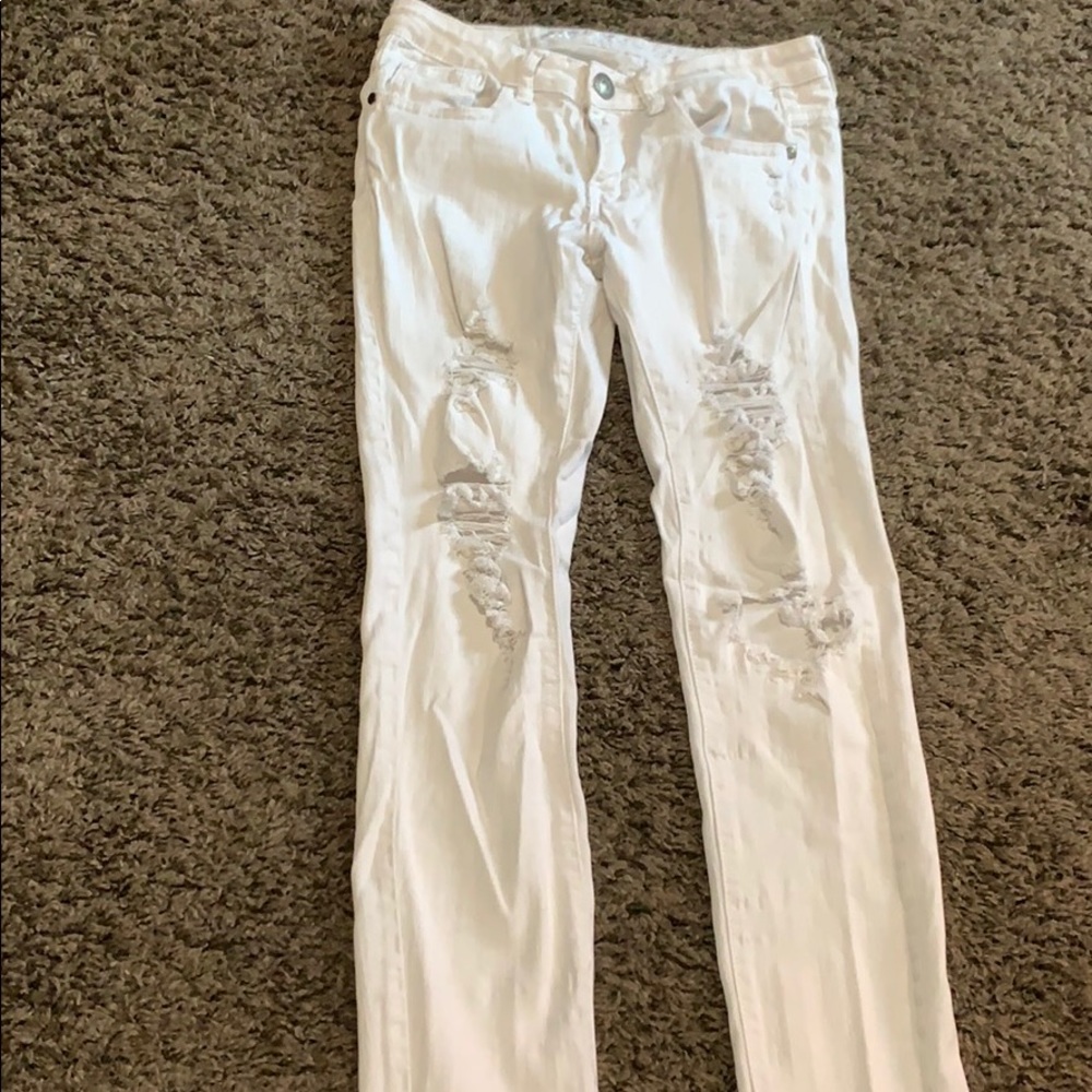 White jeans